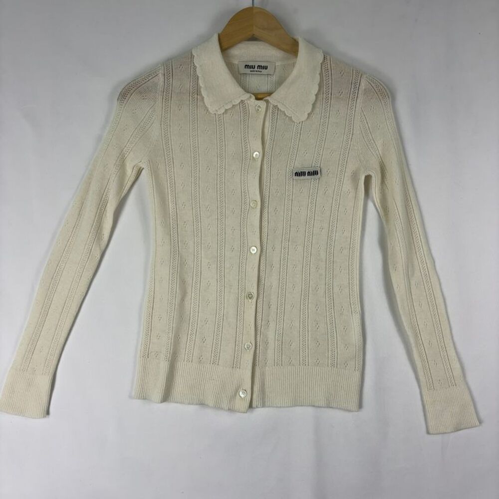 Miu Miu Miu Miu Cashmere Cardigan It38